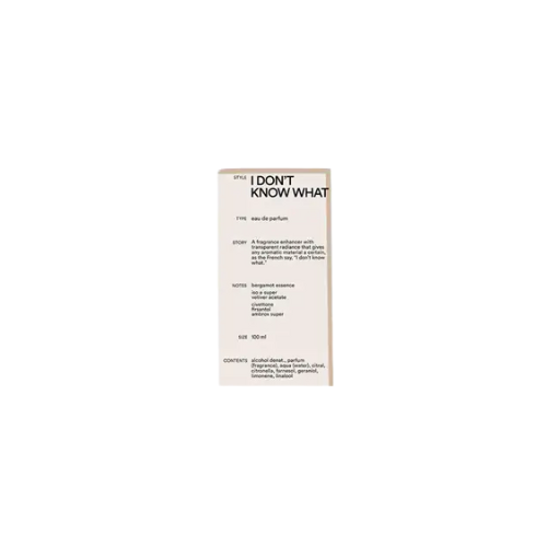 I Don't Know What - Eau de Parfum - D.S. & DURGA
