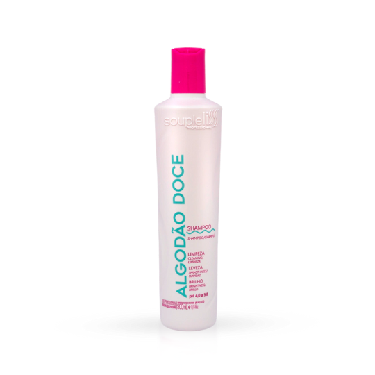Algodao Doce Shampoo - 300 ML - Soupleliss Professional