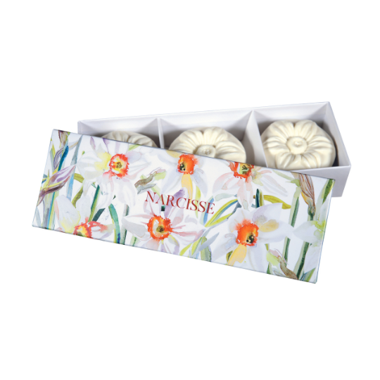 Tris Saponette Narcisse - 3 x 2,7 Oz - Fragonard