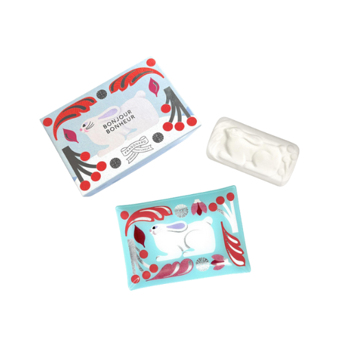 Bonjour Bonheur - Sapone con piattino - Fragonard