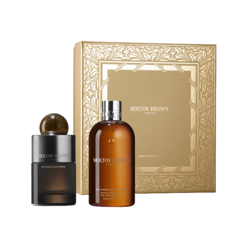 Cofanetto Eau de Parfum Re-charge Black Pepper - Gift Set - Moltow Brown