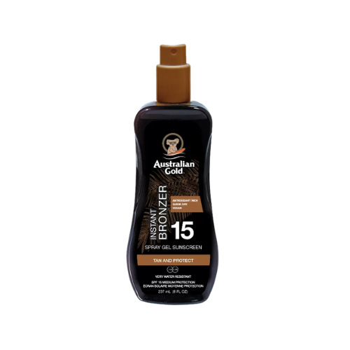 SPRAY GEL WITH BRONZER SPF 15  - Solari corpo - Australian Gold