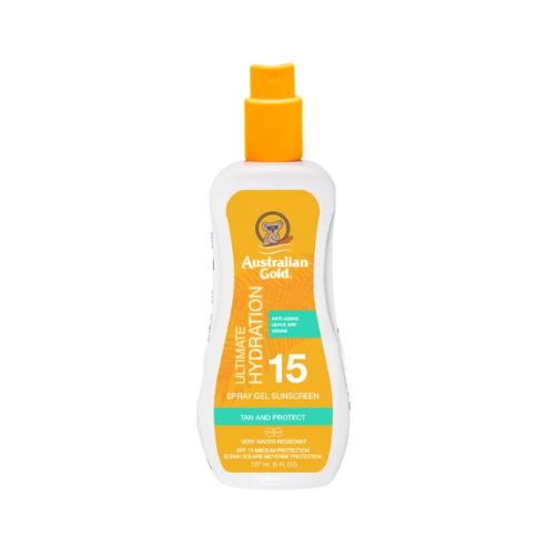 SPRAY GEL ULTIMATE HIDRATATION SPF 15  - Solari corpo - Australian Gold