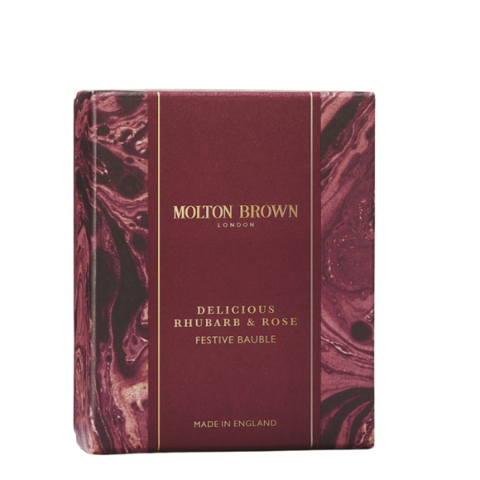 Delicious Rhubarb & Rose - Festive Bauble - Molton Brown