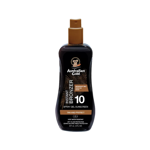 SPRAY GEL WITH BRONZER - Solari corpo - Australian Gold