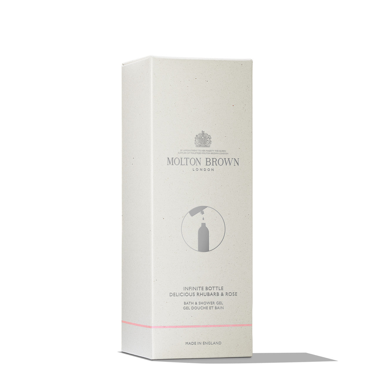 Delicious Rhubarb & Rose Infinite Bottle - Shower Gel - Molton Brown